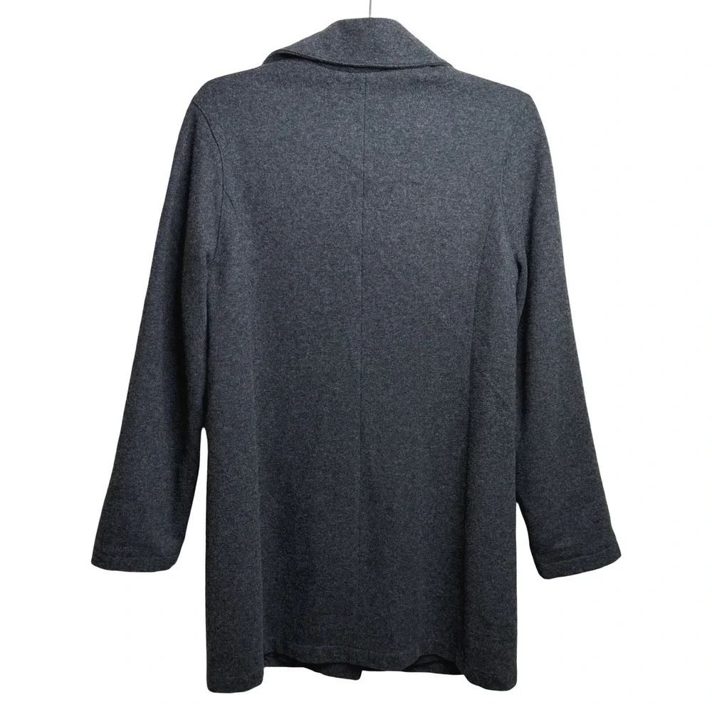 Banana Republic Wool Blend Car Coat Jacket Charcoal Gray Size Women's Sz‎ L